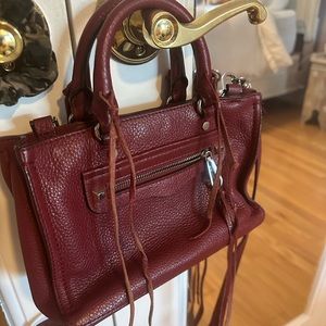 Rebecca Minkoff Burgundy Red Mini Crossbody Handbag